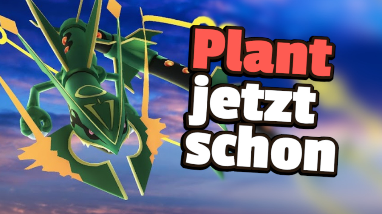 Pokémon GO: Mega-Rayquaza kehrt zurück, aber das wird nicht einfach zu kriegen