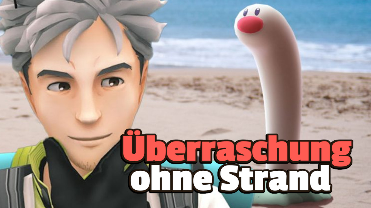 Pokémon GO: Everyone is looking for Schligda on the beach, a trainer gets it almost delivered to their home