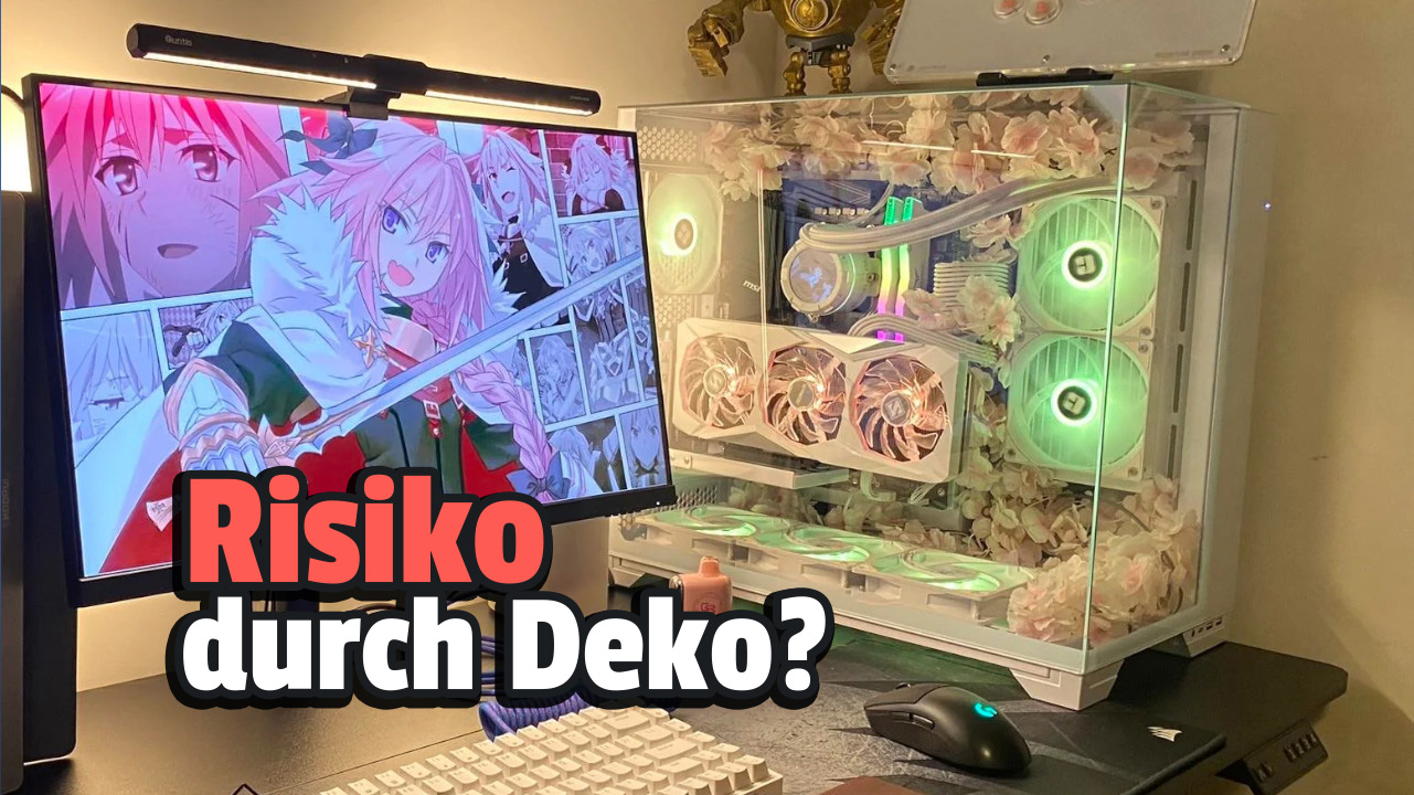 Player finds genius trick to hide cables in his PC: Others warn him about fire hazard