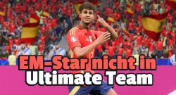 Titel FC 24 EM Star Yamal nicht in Ultimate Team verfügbar