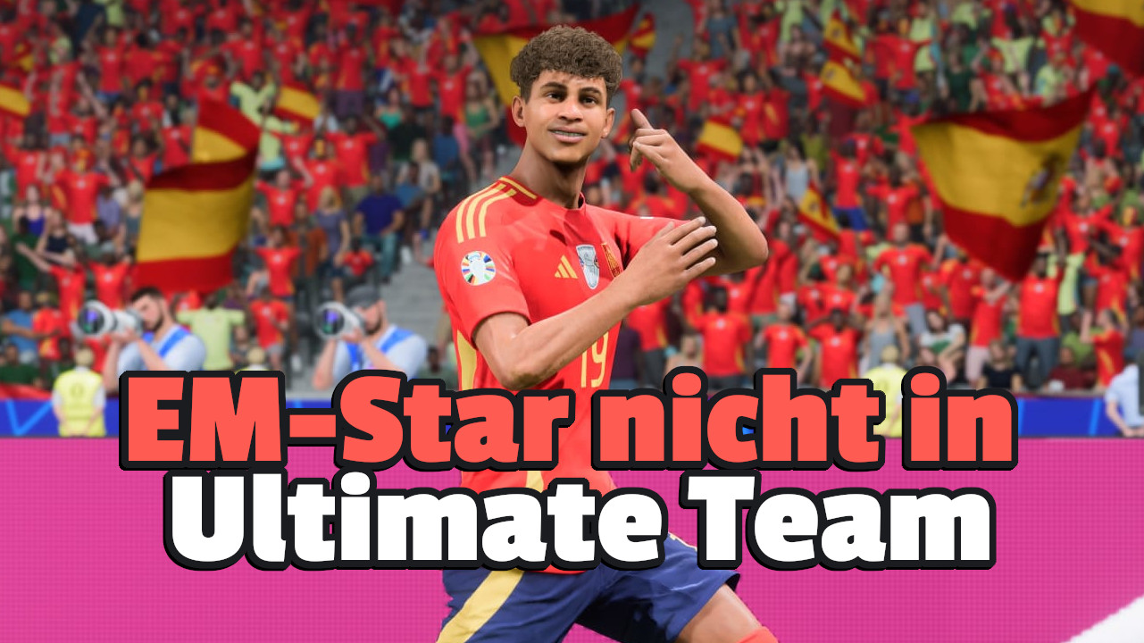Titel FC 24 EM Star Yamal nicht in Ultimate Team verfügbar
