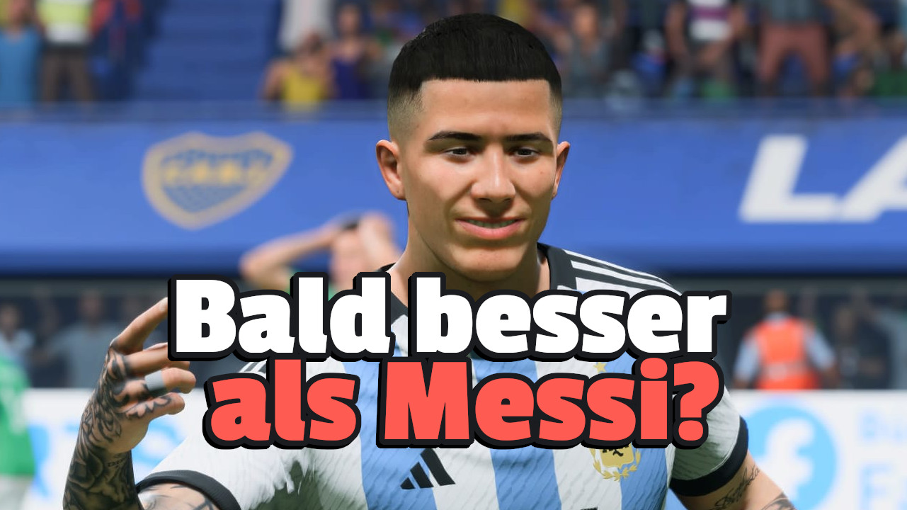 Titel FC 24 Enzo Fernandez bald besser als Messi