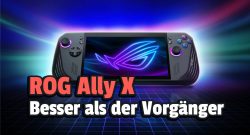 Titelbild ASUS ROG AllyX mit Schrift