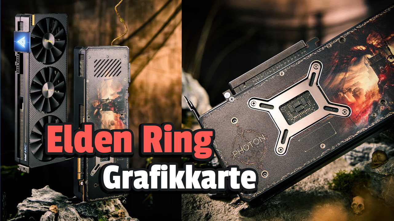 A manufacturer presents a graphics card designed after Elden Ring, asking only about 200 euros for it