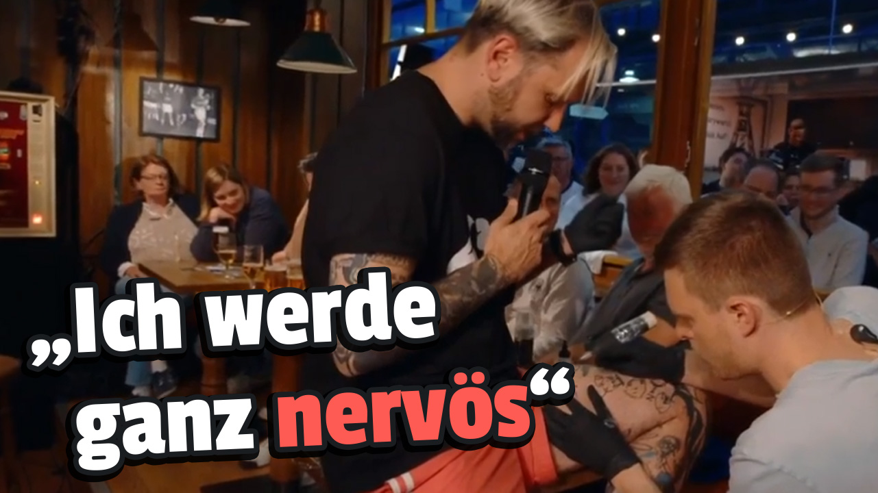 ARD presenter tattoos live on Twitch, chat fears a ban