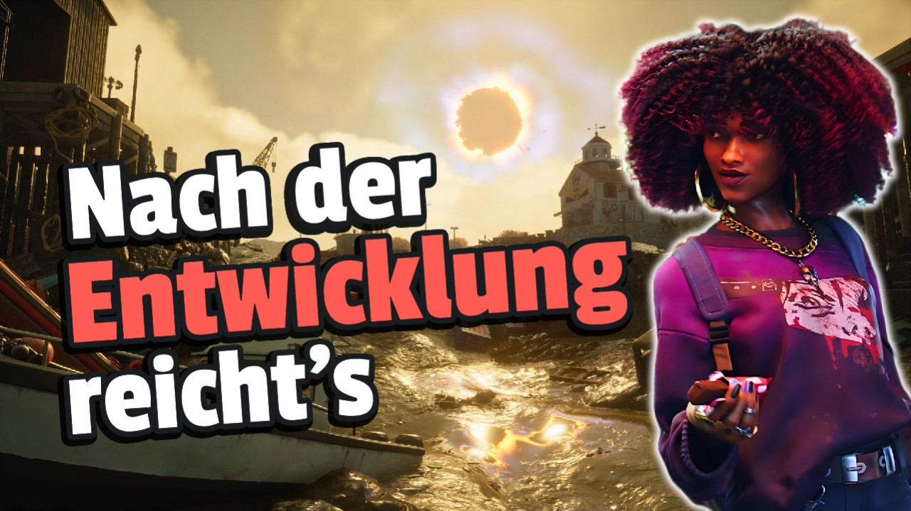 Entwickler spielt seine Games nach dem Release erst 5 bis 10 Jahre später – Erklärt den Vorteil - Titelbild zeigt Spielcharakter aus Redfall neben Text: „Nach der Entwicklung reicht's“