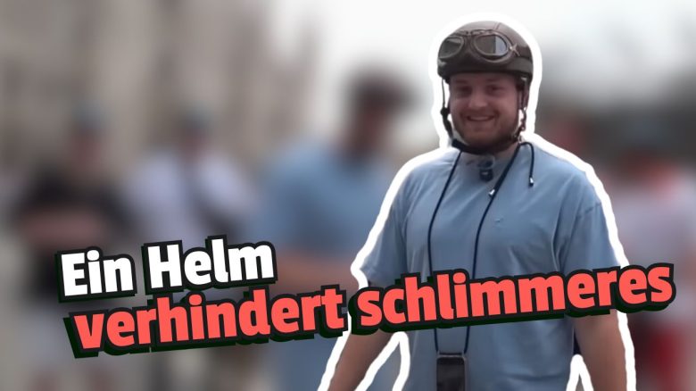 Trymacs Helm bei Scooter Tour