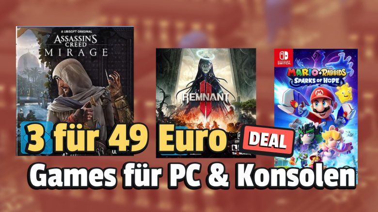 3 für 49 Euro: Jetzt drei Spiele für PC, PlayStation, Xbox & Nintendo Switch zum Hammerpreis schnappen – nur solange der Vorrat reicht