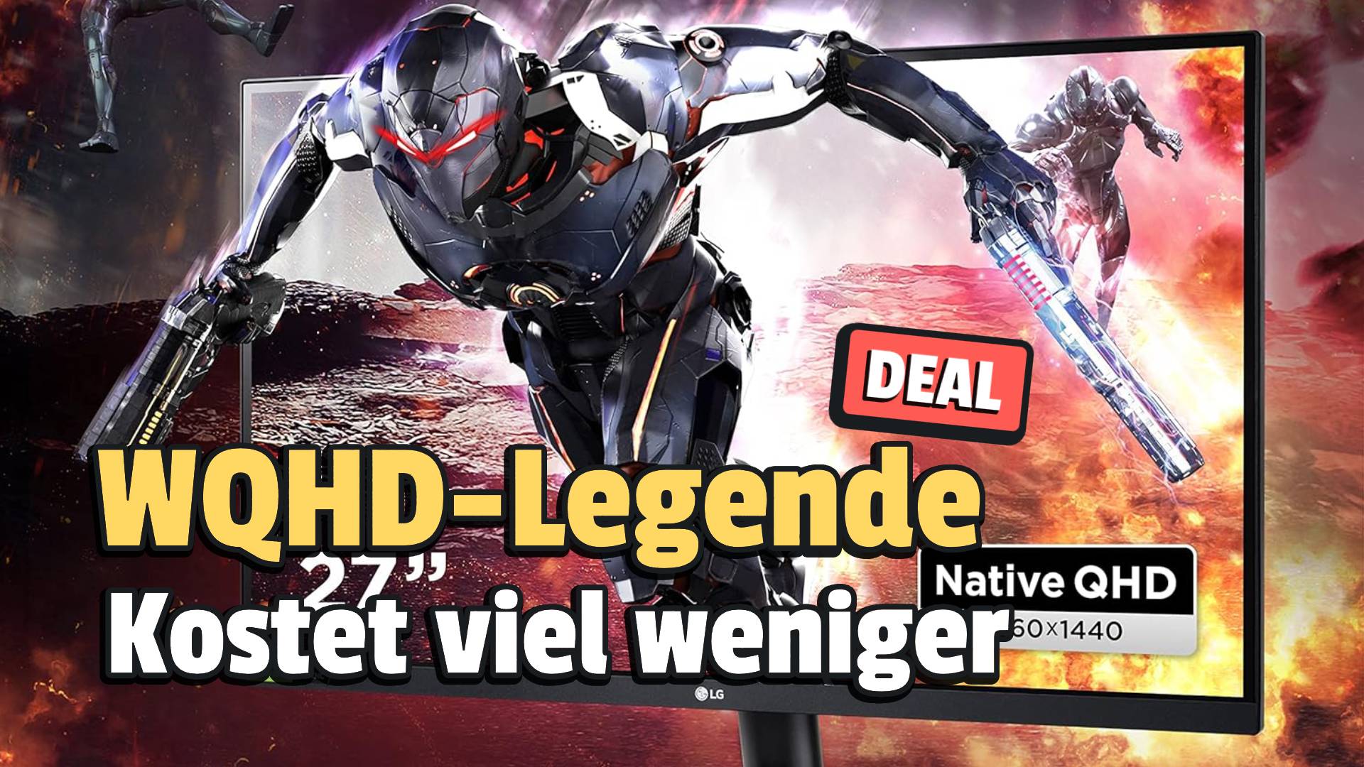 Traumhafter WQHD-Monitor für Valorant: Die goldene Mitte zwischen FHD und 4K ist jetzt so günstig wie nie bei Amazon!