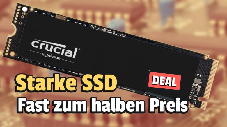 2TB-SSD von Crucial fast zum halben Preis: So günstig war schneller Speicher schon lange nicht mehr