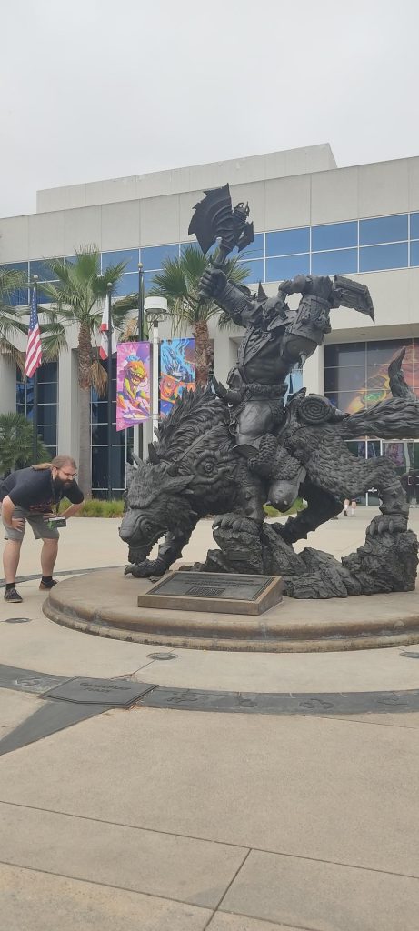 Diablo 4 Event bei Blizzard Blizzard Orc Statue 1