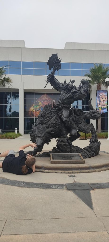 Diablo 4 Event bei Blizzard Blizzard Orc Statue 2
