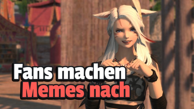 „Hilfe, das ist zu mächtig“ – Nach dem Grafik-Update von Final Fantasy XIV lässt eine Mod die Spieler nun Memes nachbauen