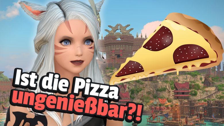Das Grafik-Update mit der neuen Erweiterung von Final Fantasy XIV hat lustige Auswirkungen: Ein Volk sollte keine Pizza mehr essen