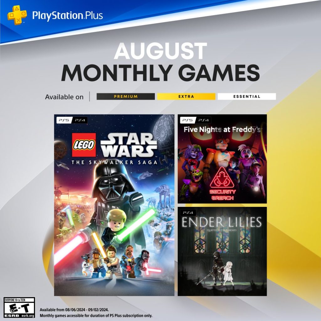 PS Plus August 2024