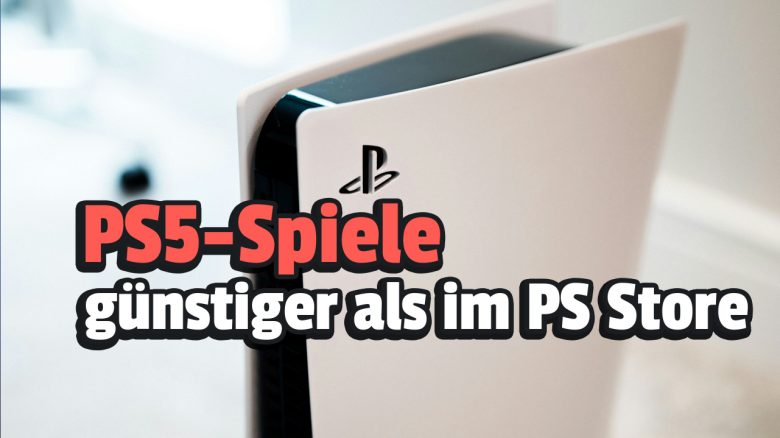 PS5-Bild-Nahansicht mit Text
