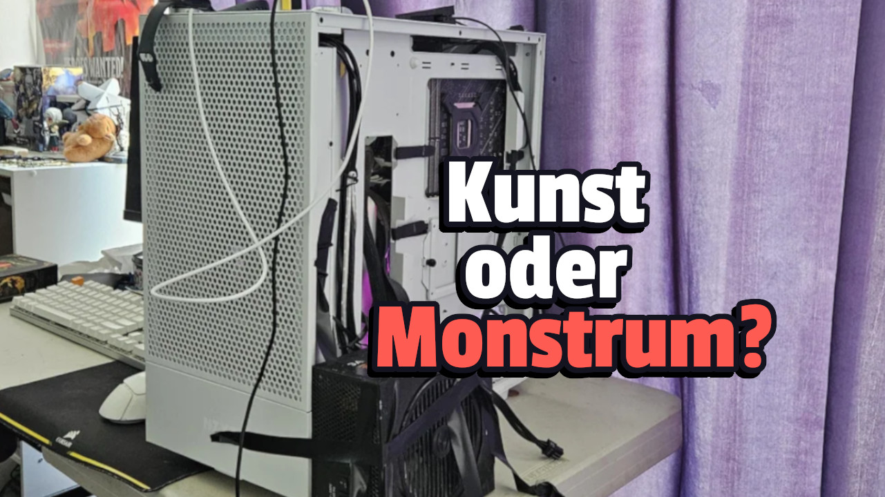 „Alles an diesem Foto macht mich nervös“ – Spieler zeigt abenteuerlichen PC-Build zwischen Katastrophe und Kunstinstallation