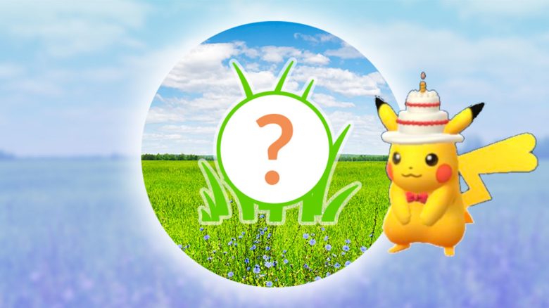 Pokemon GO Rampenlicht-Stunde Juli 2024 Pikachu mit Kuchenhut