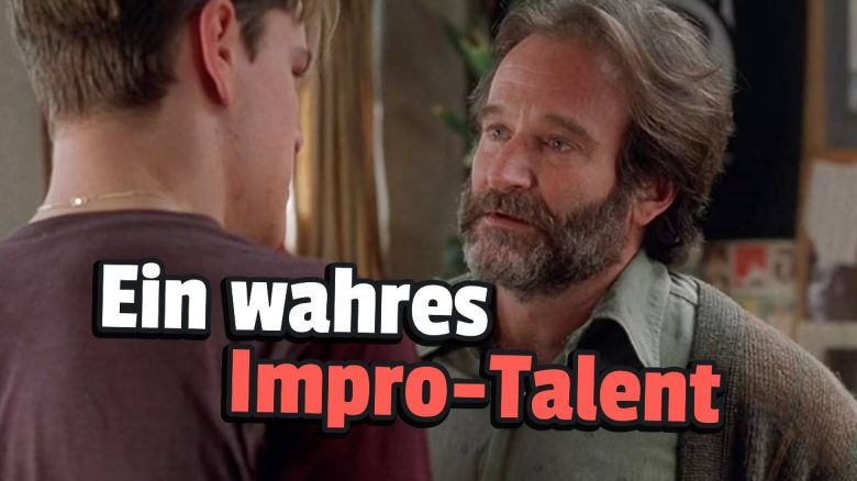 Robin Williams war in Good Will Hunting so gut, dass man sogar sieht, wie der Kameramann lacht