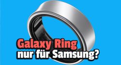 Samsung Galaxy Ring mit Text