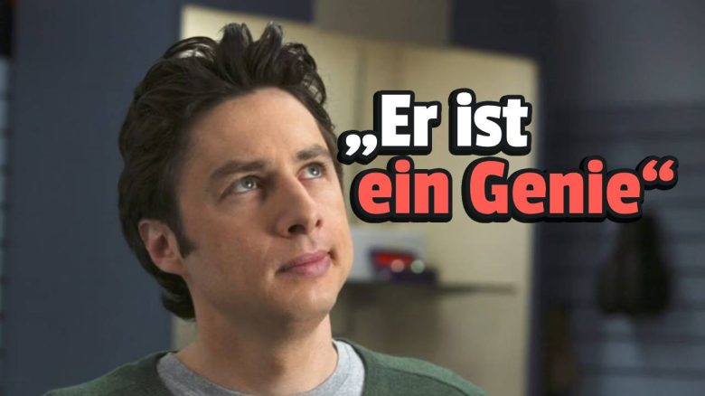 Scrubs: Zach Braff erklärt, welcher Schauspieler ihn am meisten zum Lachen gebracht hat