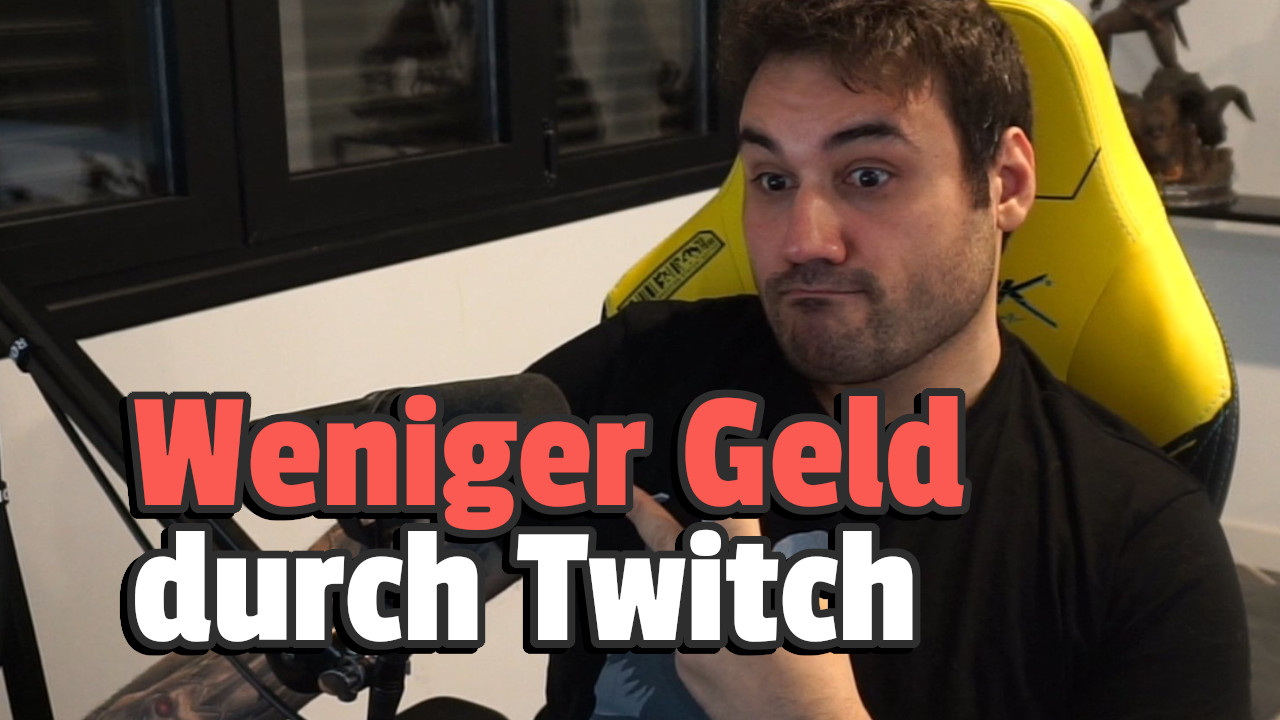 Streamer merkt die Lohnkürzung auf Twitch und jammert, dabei verdient er noch immer fürstlich viel Geld
