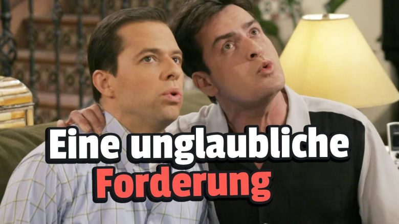 Two and a Half Men Charlie Comeback Forderung