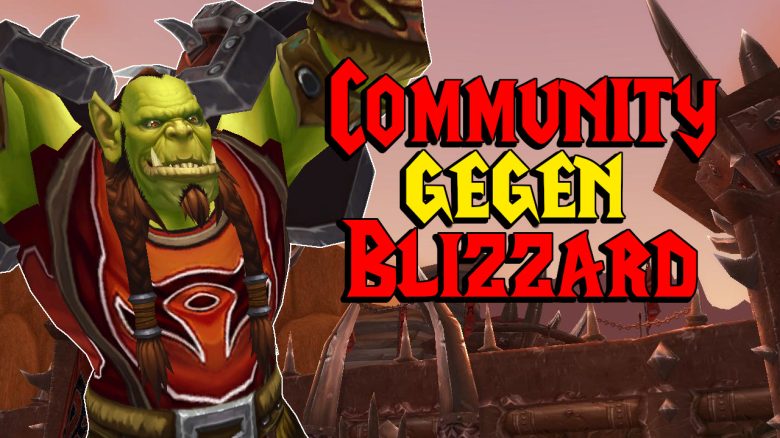 WoW Community gegen Blizzard Orc Cheer titel title 1280x720