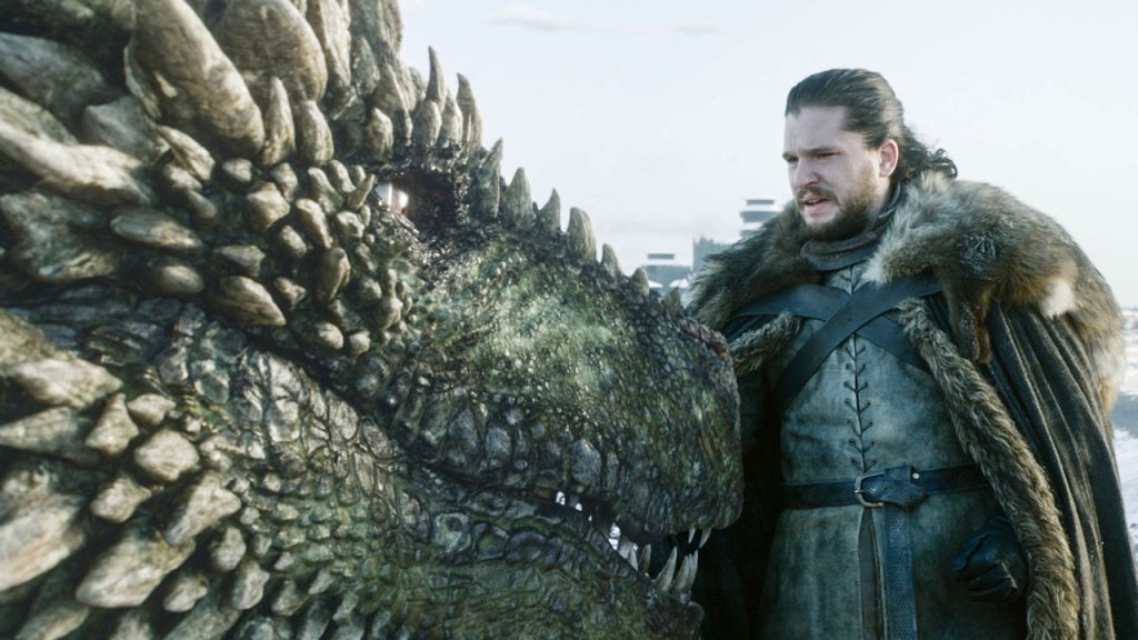 Game of Thrones: Jon Schnee mit Drache
