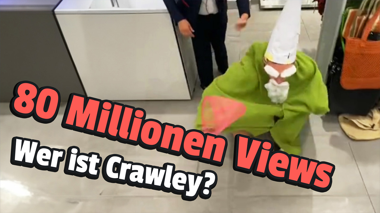 Der grüne TikTok-Zauberer, der das Internet im Sturm erobert – Wer ist Crawly?