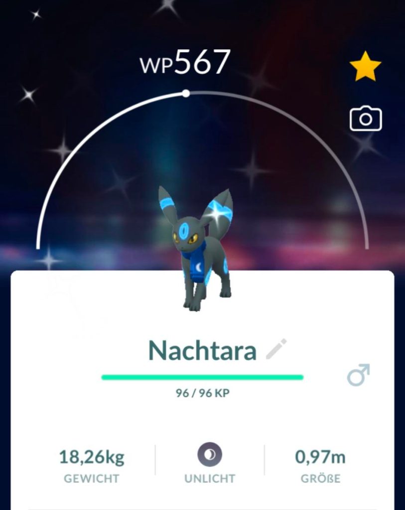 Pokemon GO Nachtara mit Schal Shiny