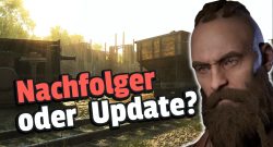 Hunt: Showdown ist eins der erfolgreichsten deutschen Spiele auf Steam - Und es kommt wohl ein Nachfolger - Titelbild zeigt Spielcharakter neben text: „Nachfolger oder Update?“