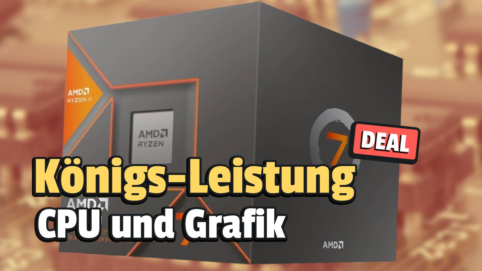 Für unter 250€ zocken und sich die Grafikkarte sparen: Der AMD Ryzen 7 8700G macht’s möglich