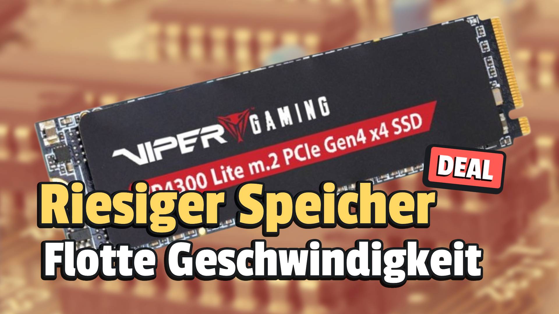 4TB SSD zum Hammerpreis: Richtig schnell und urplötzlich auch richtig günstig!