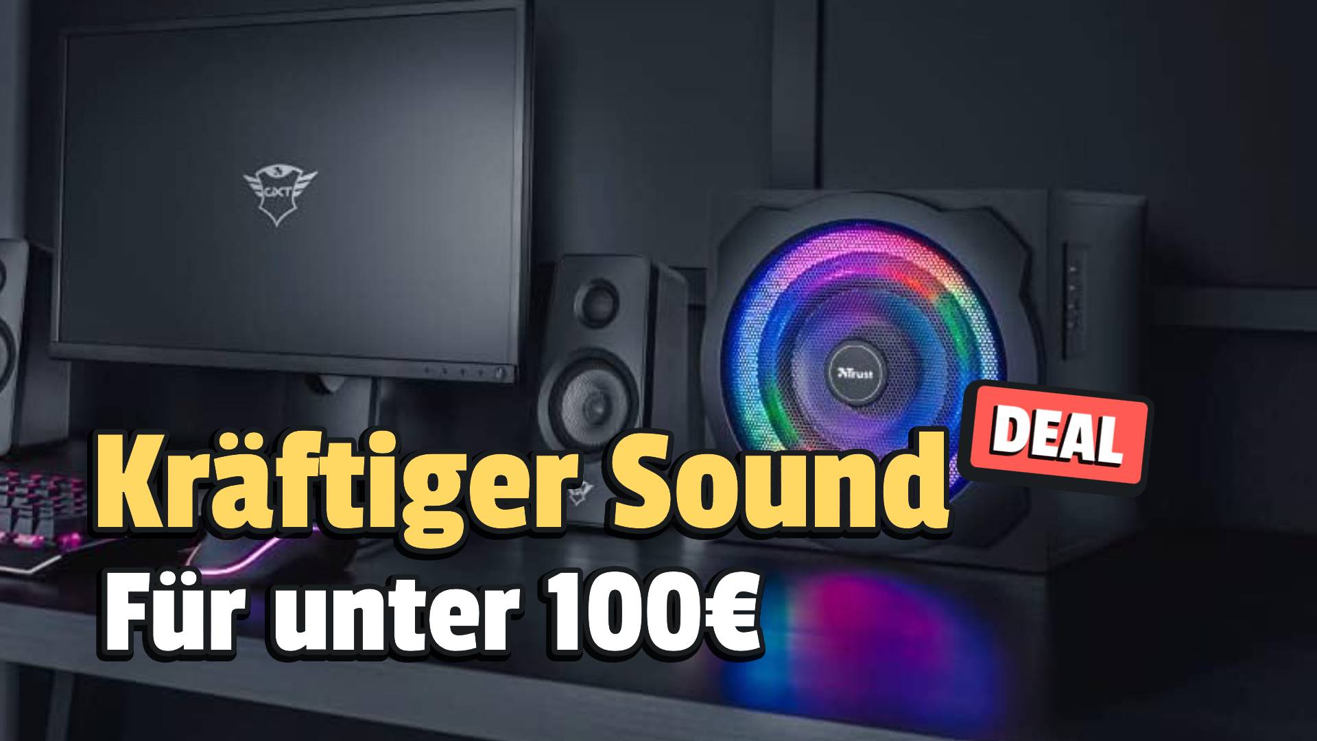 Epische Boss-Soundtracks können kommen! Gaming-Lautsprecher mit Subwoofer-Power kosten bei Amazon fast die Hälfte