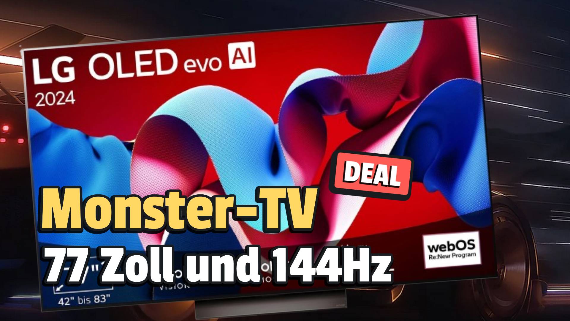 Wagt mit diesem Smart-TV einen Sprung in die OLED-Welt! 144Hz, VRR und Dolby Atmos für unvergessliche Momente