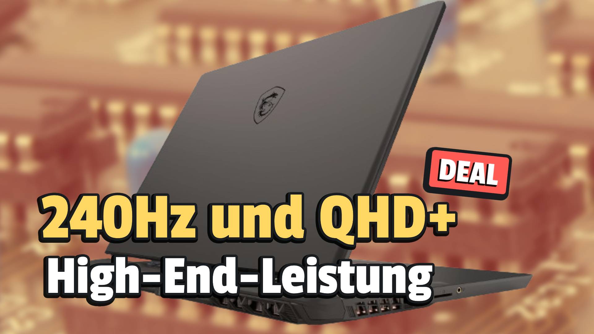 Gaming-Laptop mit RTX 4080 und 240Hz sagenhaft günstig: Stark wie ein PC, mobil und mächtig reduziert!