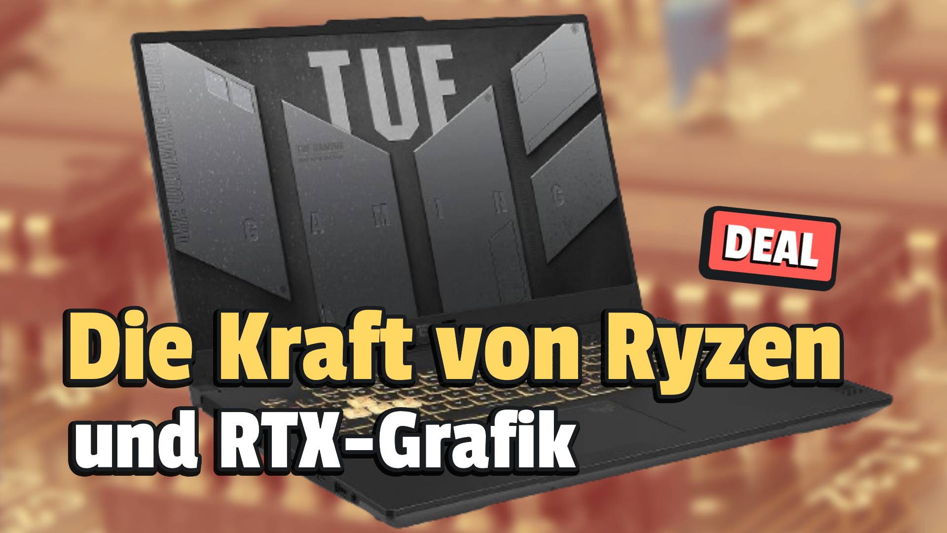 Gaming-Laptop mit bis zu 4,75GHz Ryzen-Power, RTX-GPU und DDR5-RAM – ein attraktives Angebot bei MediaMarkt 