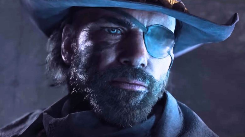 Hunt: Showdown hat nach dem neuen Update mehr Spieler als je zuvor auf Steam - Doch die Veteranen hassen eine Änderung - Titelbild zeigt Spielcharakter mit Cowboy-Hut und Augenklappe