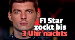 Titel Screenshot F1 23 Max Verstappen im Red Bull Rennanzug