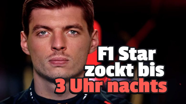 Titel Screenshot F1 23 Max Verstappen im Red Bull Rennanzug