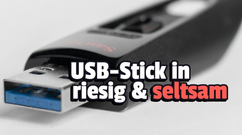 Ein Reddit-Nutzer hat sich den wohl größten „USB-Stick“ aller Zeiten gebaut und die Community hat Fragen