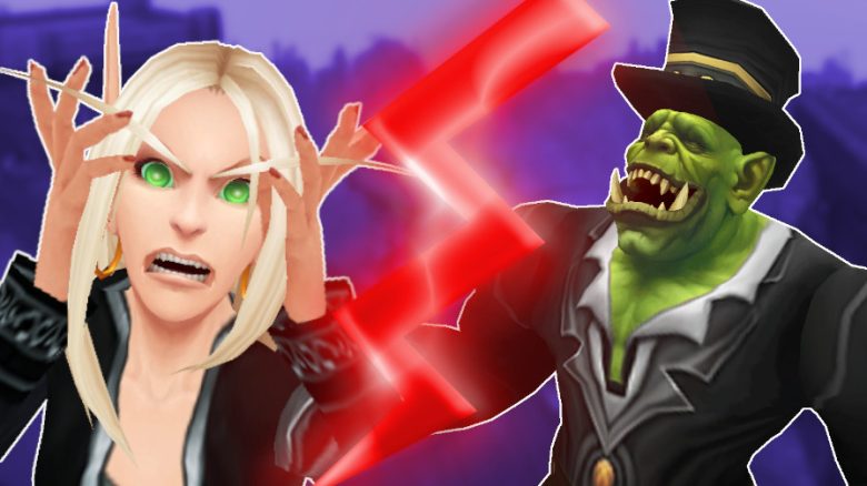 WoW Blood Elf Angry Orc Laugh titel title 1280x720