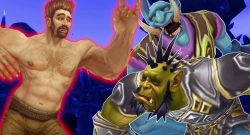 WoW Human naked dance orc troll male death titel title 1280x720