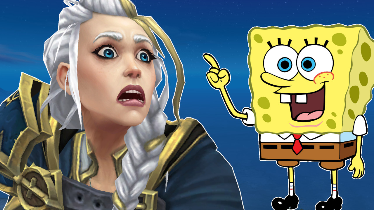 WoW players find Spongebob and his friends in The War Within