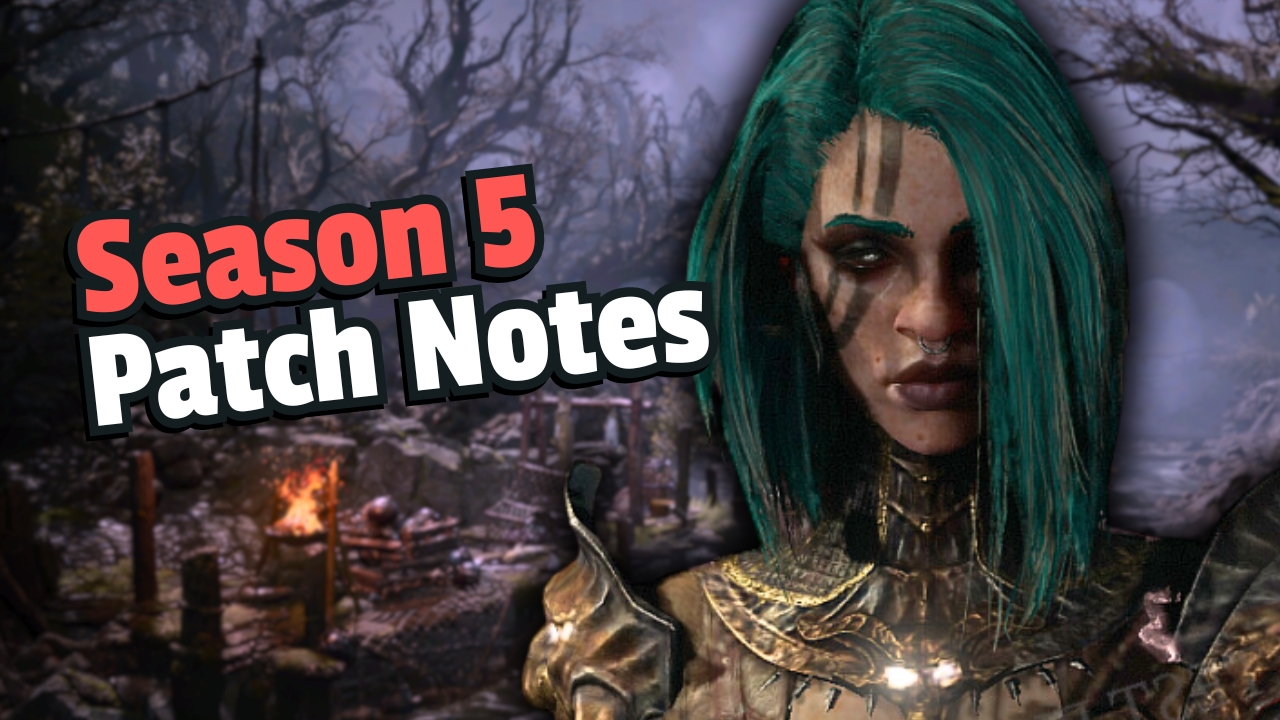 Diablo 4: Patch 1.5.0 schraubt in Season 5 an allen Klassen und Uniques – Patch Notes auf Deutsch