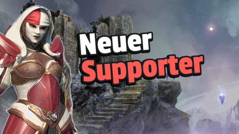 Das MMORPG Ashes of Creation zeigt 2 Stunden Gameplay zur neuen Klasse - was kann der Barde? - Titelbild zeigt Spielcharakter neben Text: "Neuer Supporter"