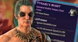 tyraels macht mythic unique diablo 4 titel barb