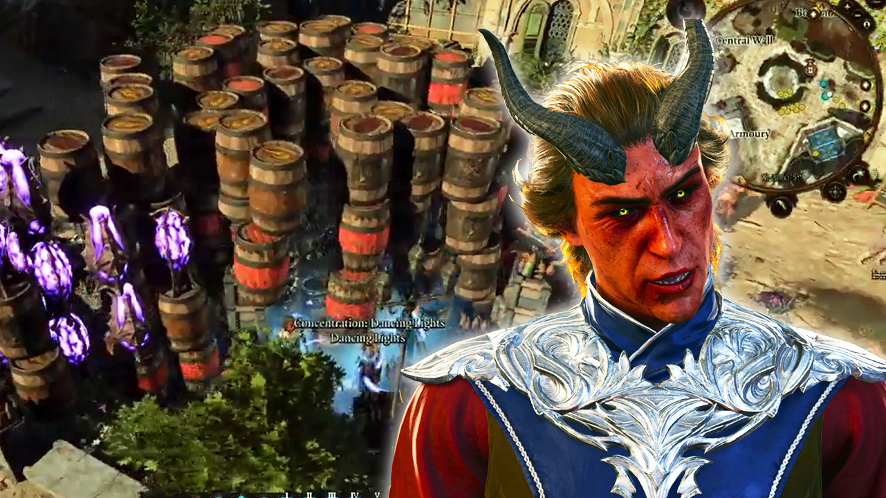 Baldur’s Gate 3: Player collects barrels throughout the game to get rid of 3 annoying wannabe wizards