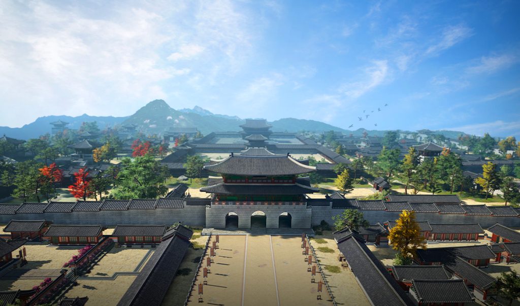 Der Gyeongbokgung Palace in Black Desert.